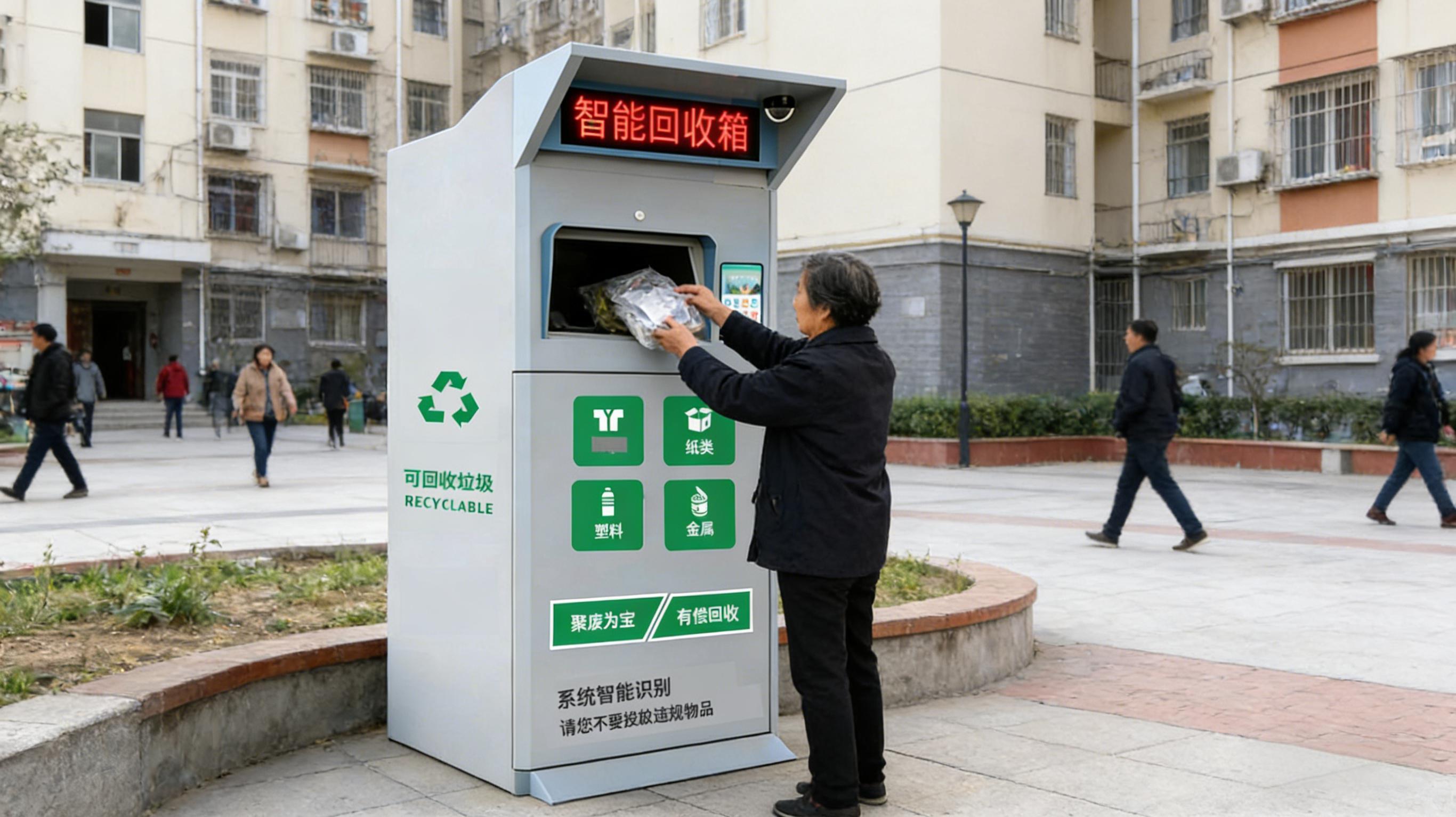 社区废品回收智能化解决方案，居民便捷投递新选择