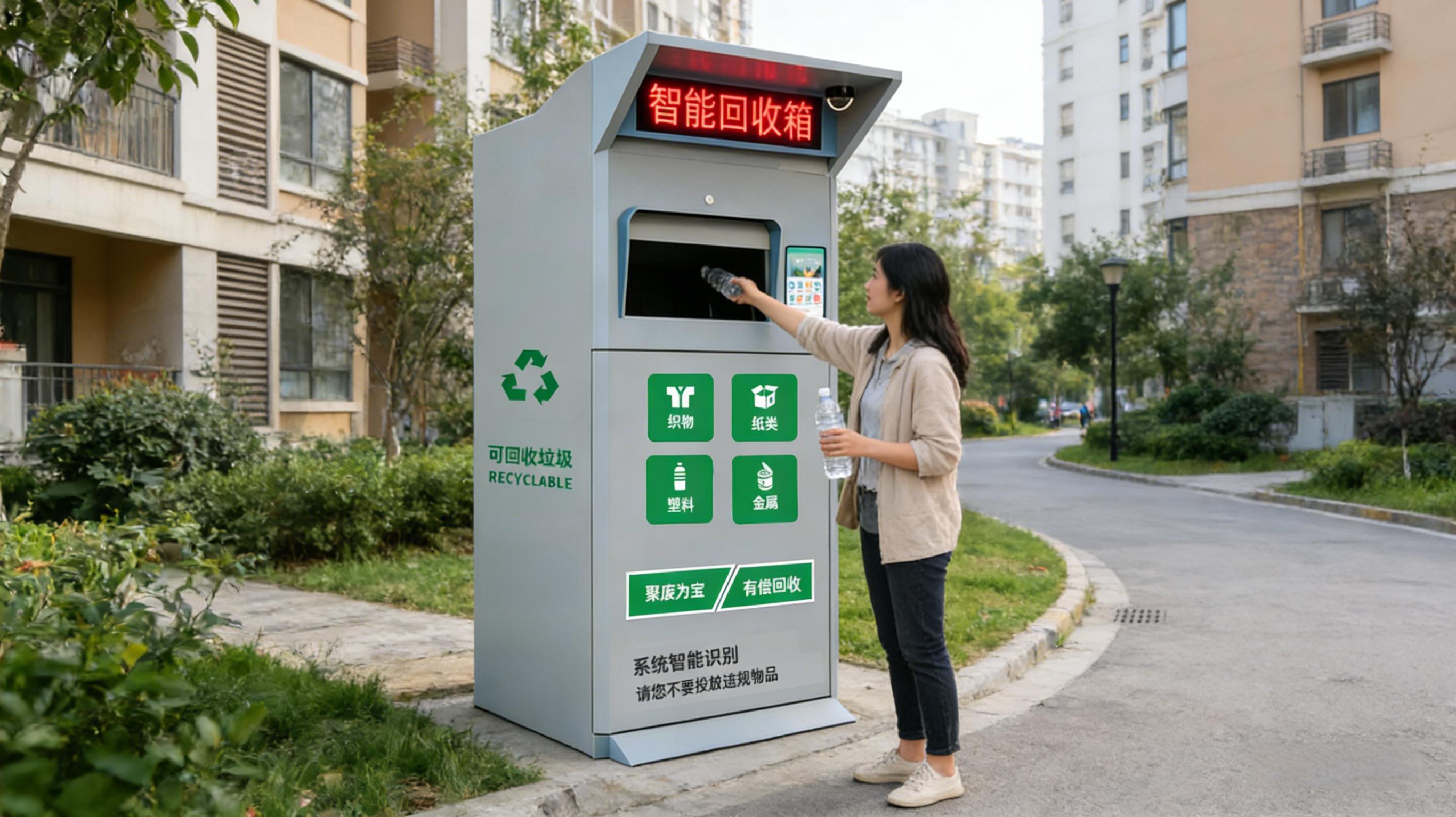智回收废品回收箱：以科技重构社区回收生态，让 “变废为宝” 触手可及
