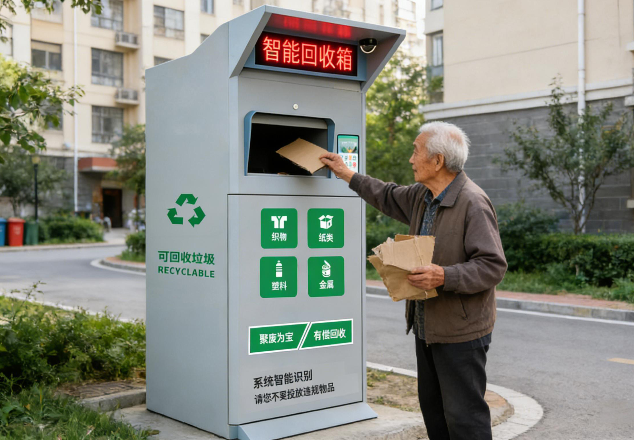 乡镇场景_农村片区便民再生资源回收案例