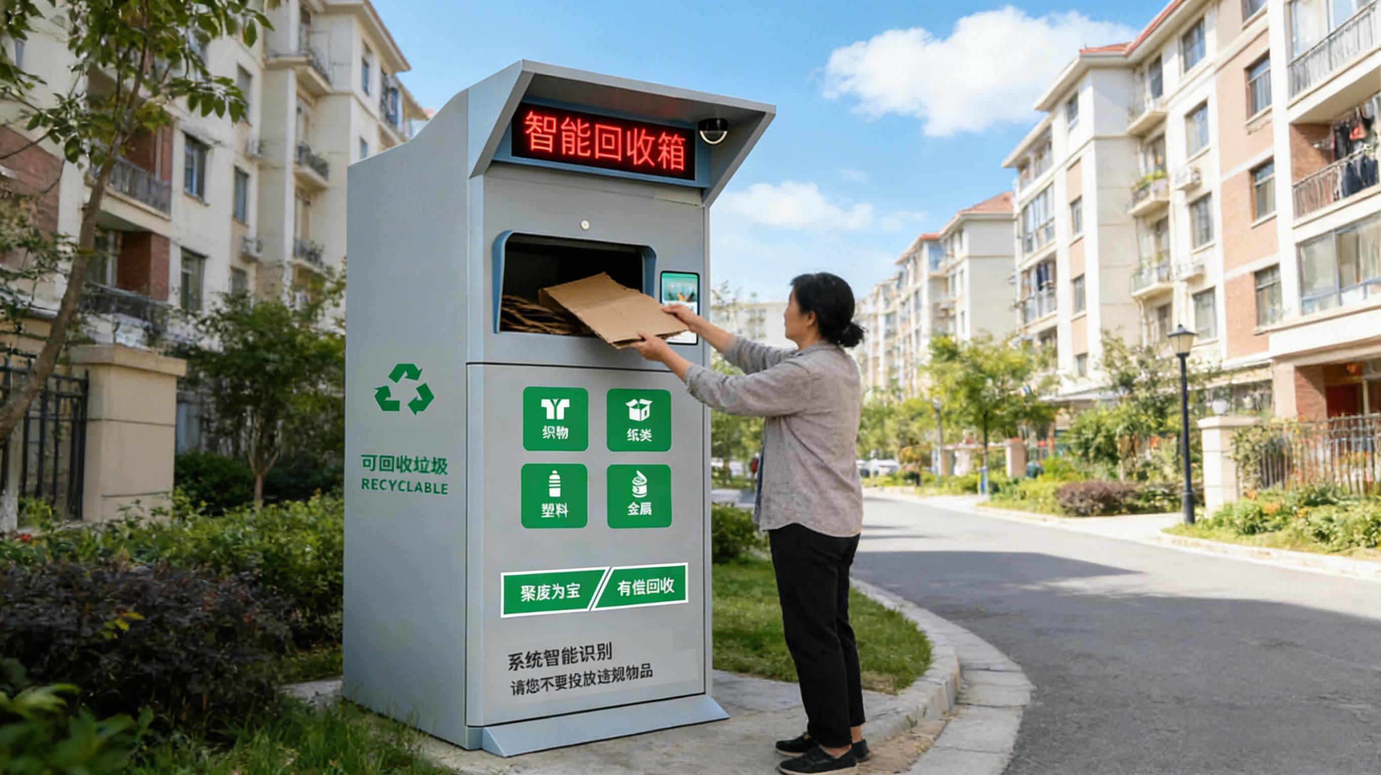 无废小区建设的“硬核”抓手，智回收智能回收箱社区管理的效率升级利器