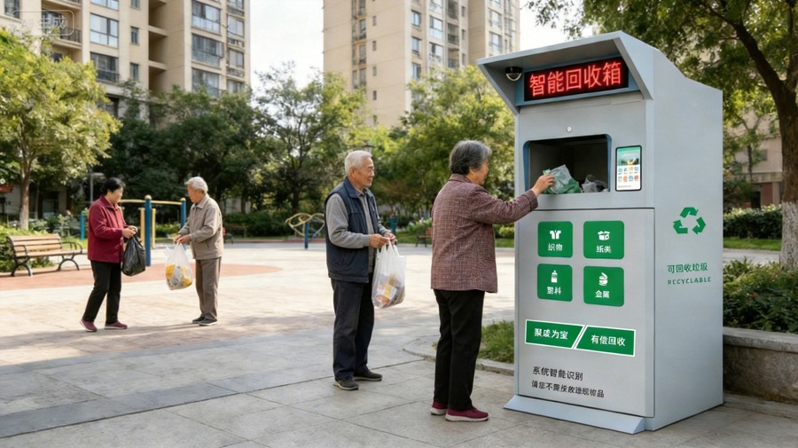 青蓝回收智能回收箱：全场景适配，以科技赋能无废城市建设