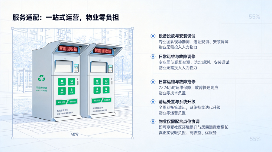 青蓝回收智能回收箱助力城市垃圾分类治理现代化