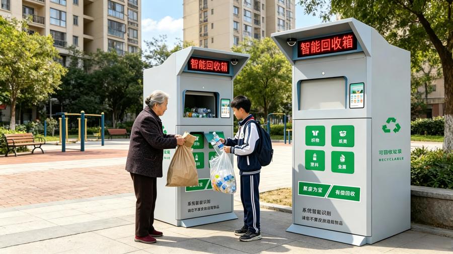 青蓝回收智能回收箱：口碑出圈，全民点赞的绿色回收新选择