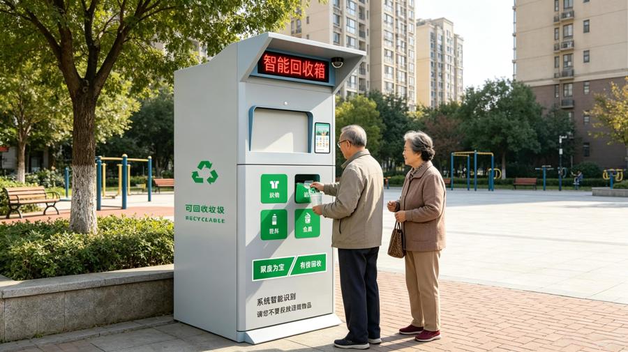 旧物变现提现，闲置变零花钱 —— 青蓝回收智能回收箱，让惠民收益看得见、摸得着