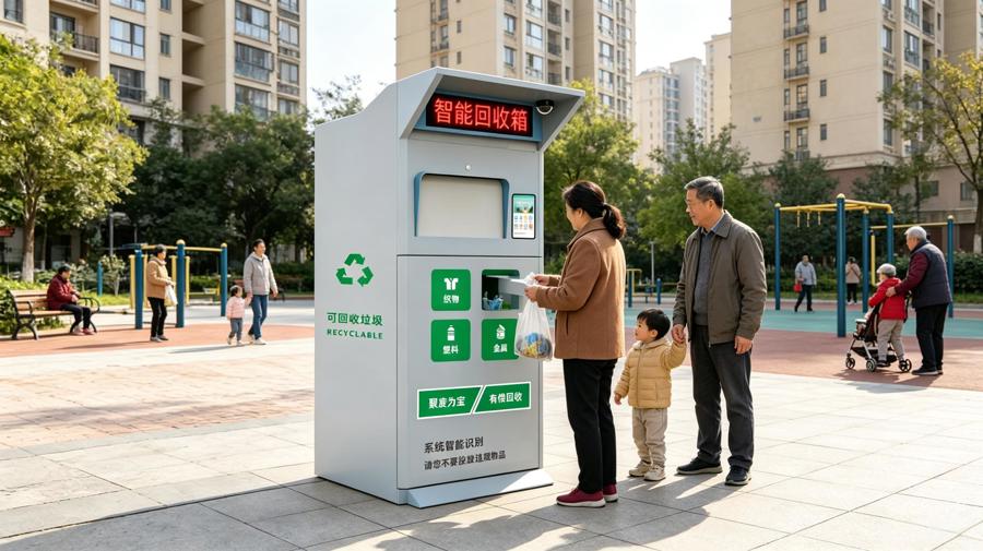 青蓝回收智能回收箱：以科技铸环保之魂，让循环点亮绿色未来