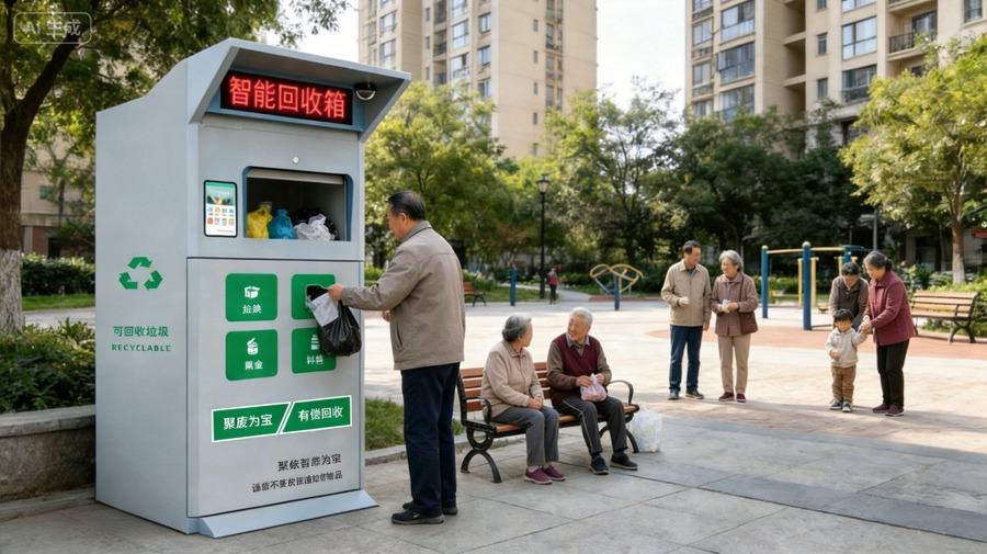 青蓝回收智能回收箱：以科技赋能低碳循环，共筑无废城市新生态