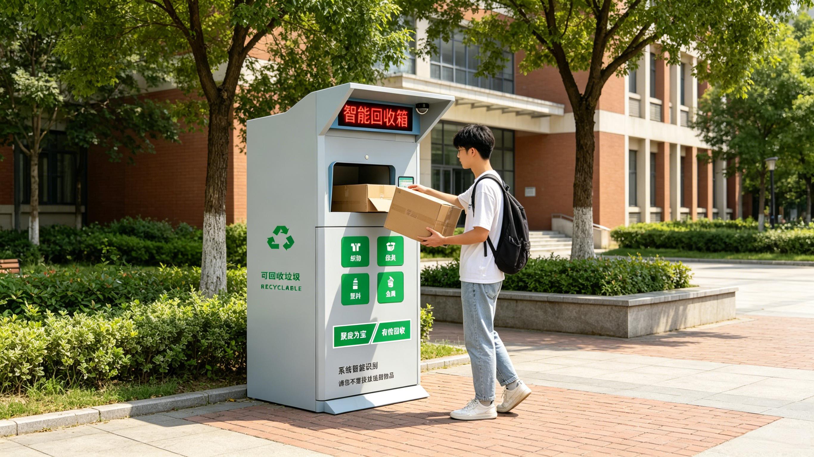 智启绿色校园，回收育德同行——青蓝回收智能回收箱赋能高校环保新生态