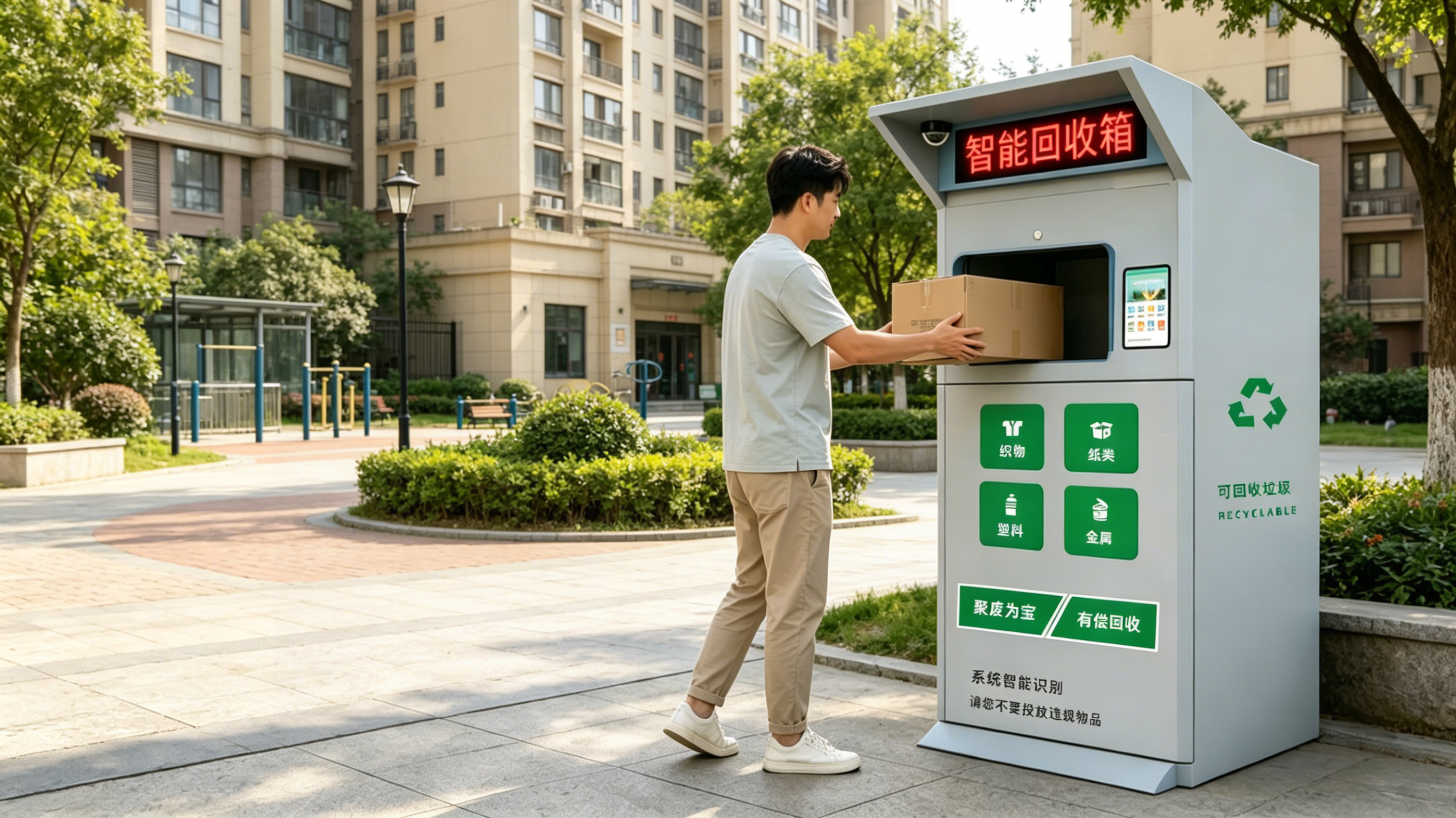 青蓝回收智能回收箱源头厂家直供，赋能个体回收从业者盈利倍增