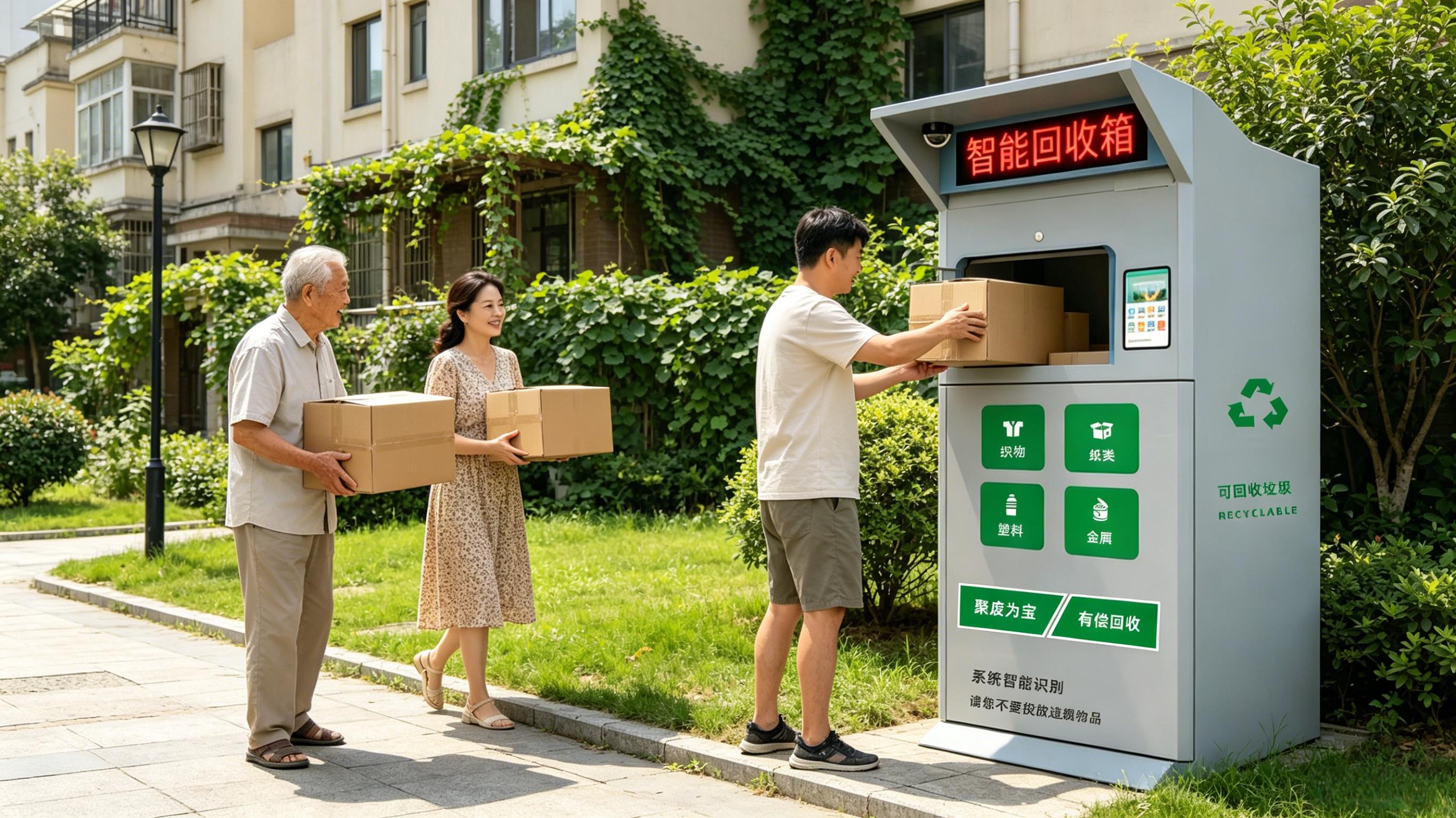 ​青蓝回收智能回收箱：减负环卫、焕新社区，打造洁净宜居小区
