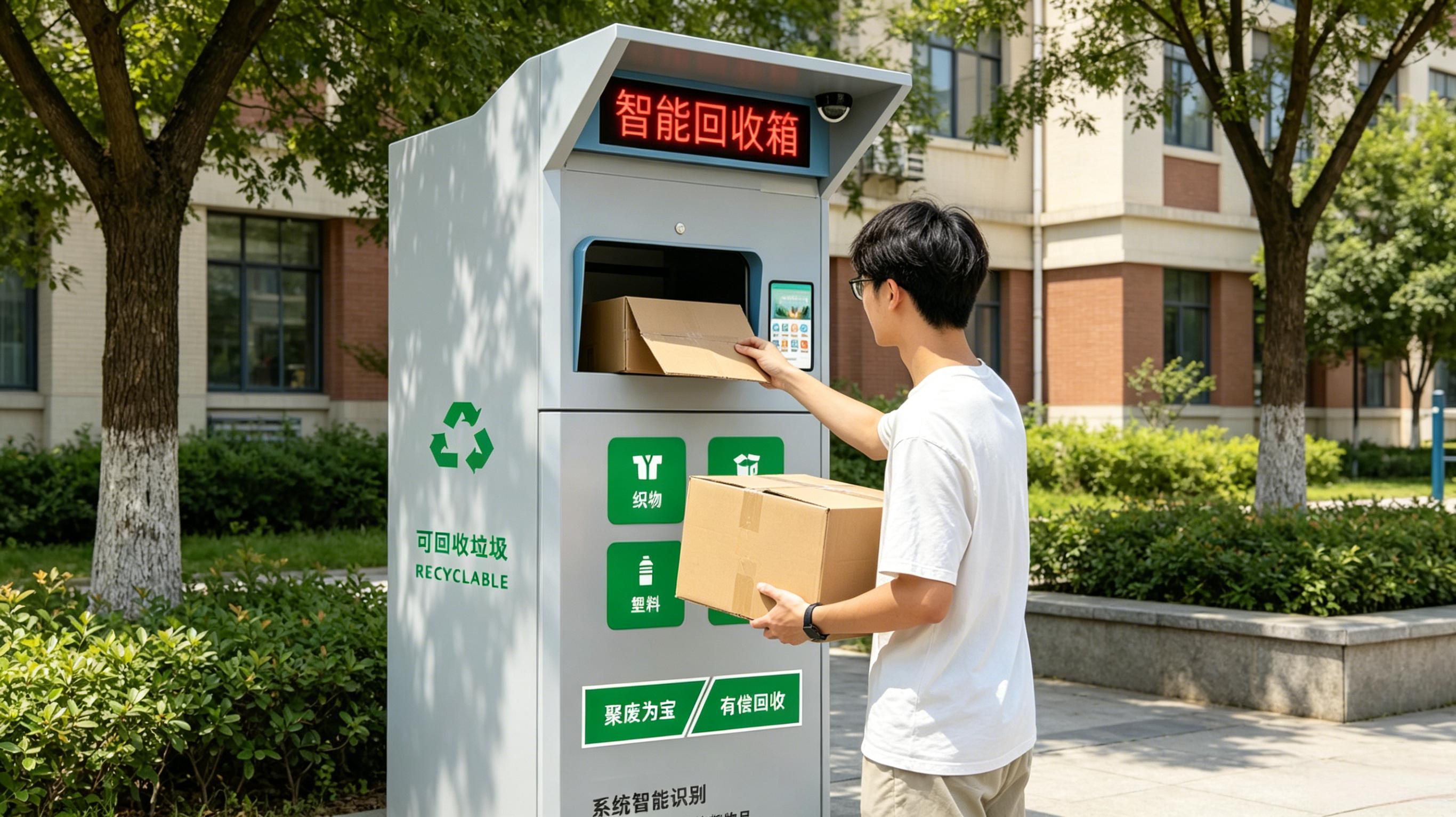 青蓝回收智能回收箱：废品秒变零钱，便民回收开启环保新体验