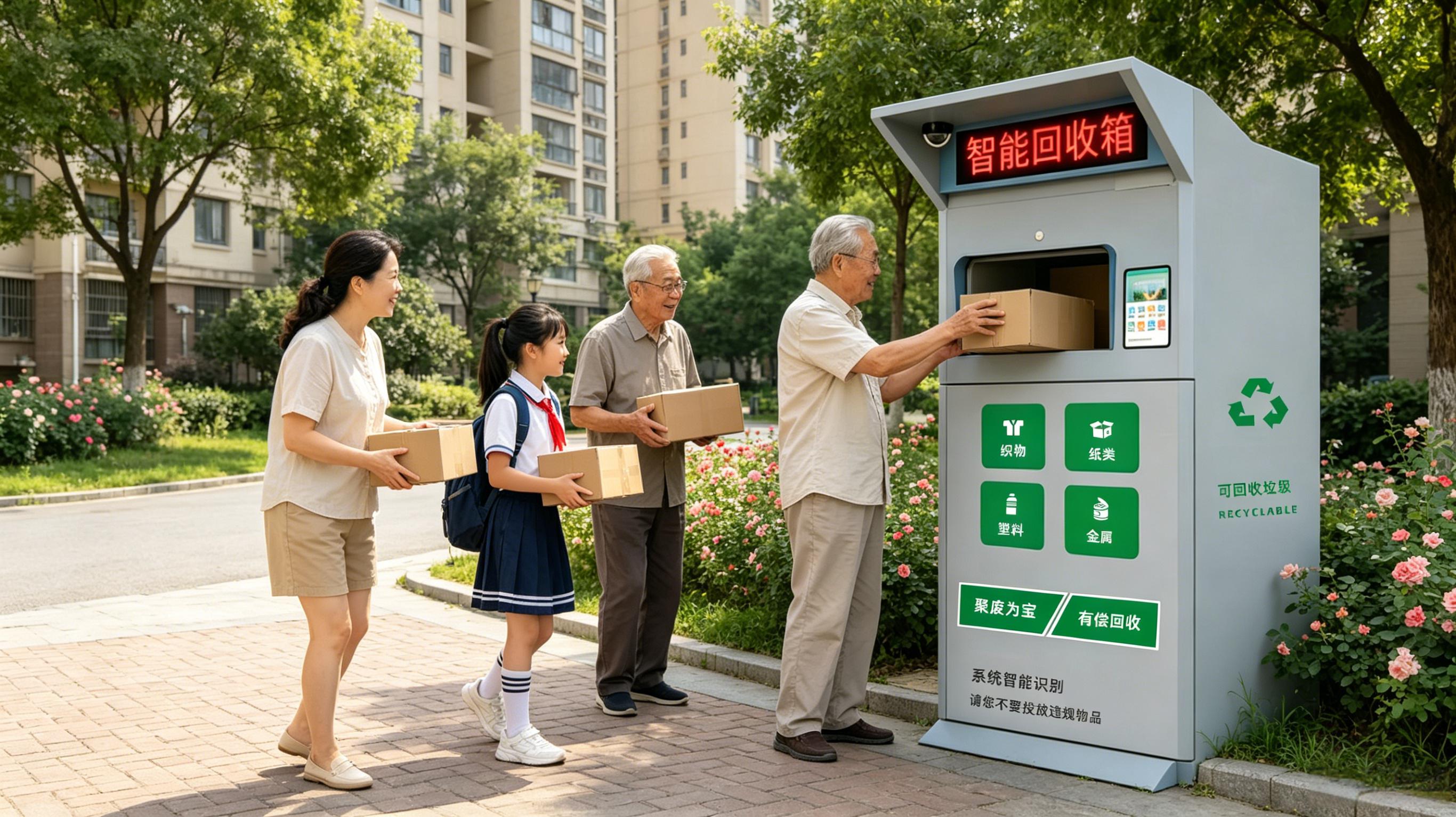 青蓝回收，下楼就能卖废品——智能回收箱解锁便民低碳新生活