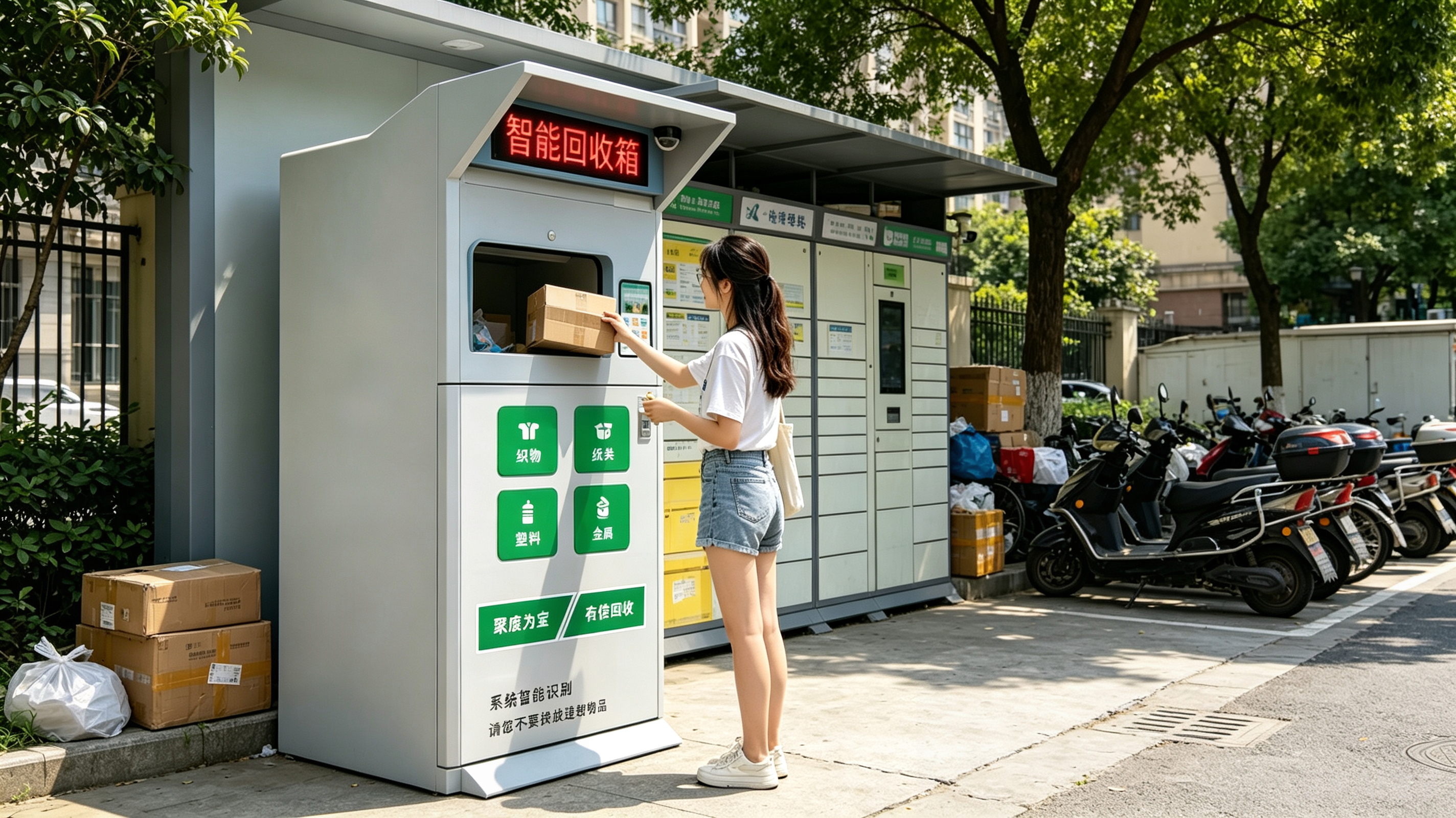 老少皆宜轻松投，全民共享便民回收——青蓝回收智能回收箱