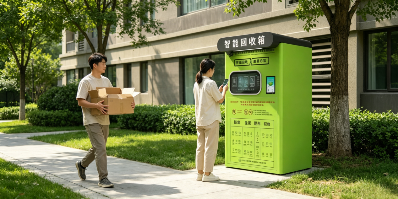 快递纸箱怎么处理？智能回收柜帮你垃圾秒“变现”
