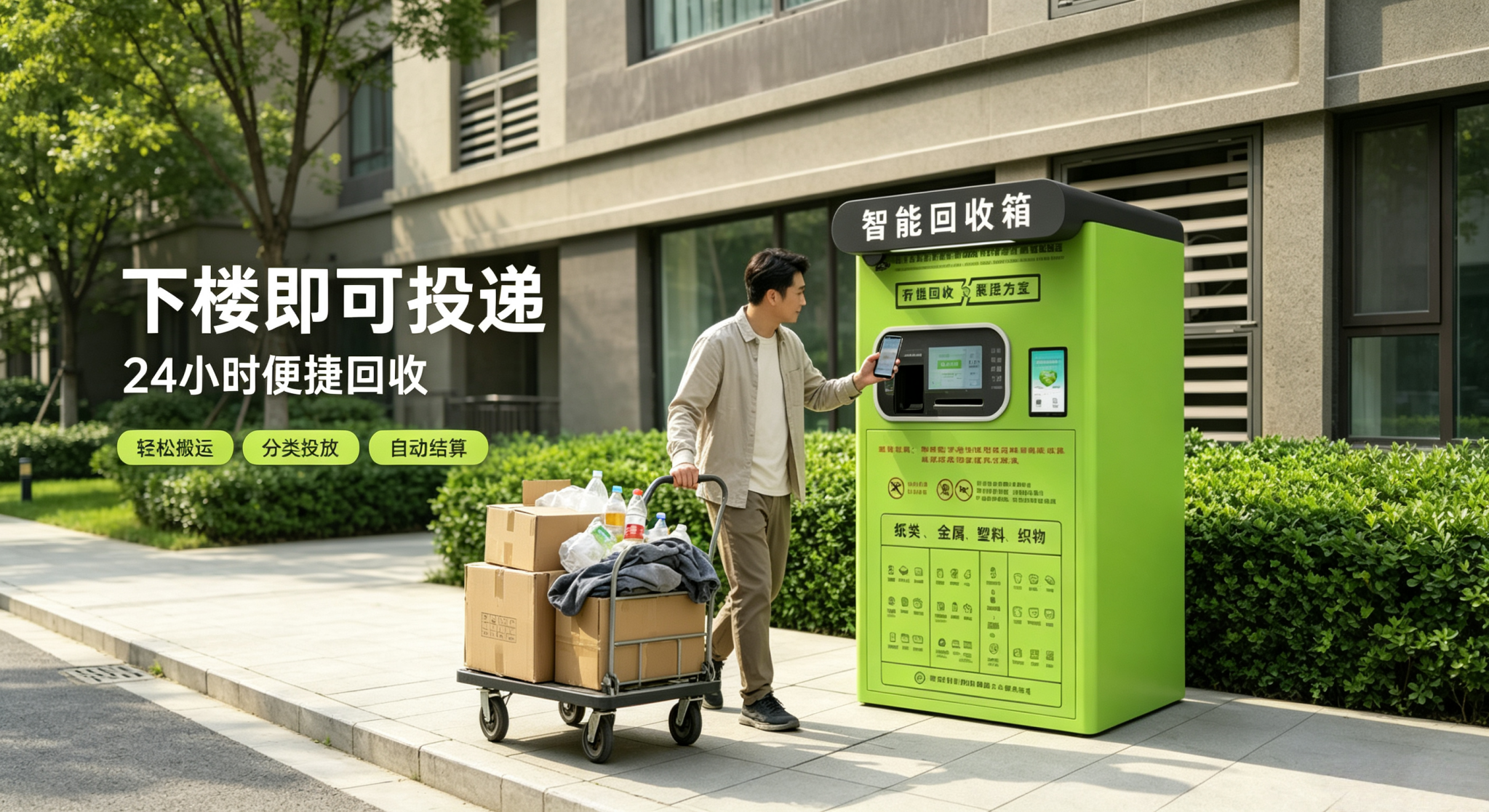 废品回收有前途吗？有人靠这款智能回收箱赚了第一桶金